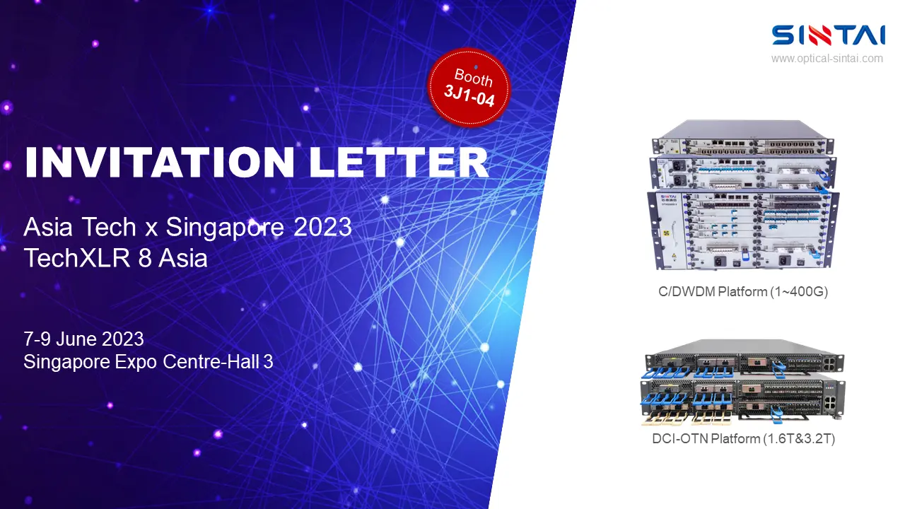 Convite quente da exposição SINTAI na Ásia Tech x Singapura 2023 TechXLR8 Ásia